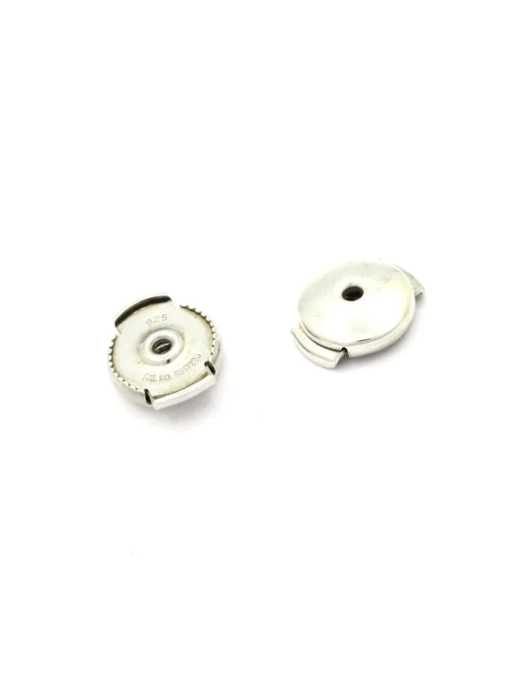 Hermes Earrings Chaine D'Ancre Enchainee Silver
